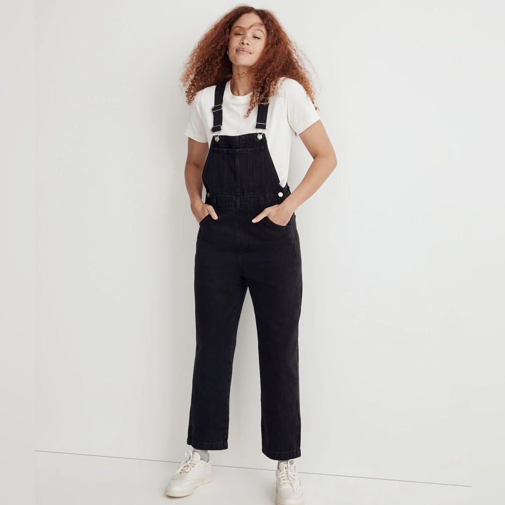 Madewell Straight-Leg Overalls in Lunar Wash NWT - Picture 3 of 7